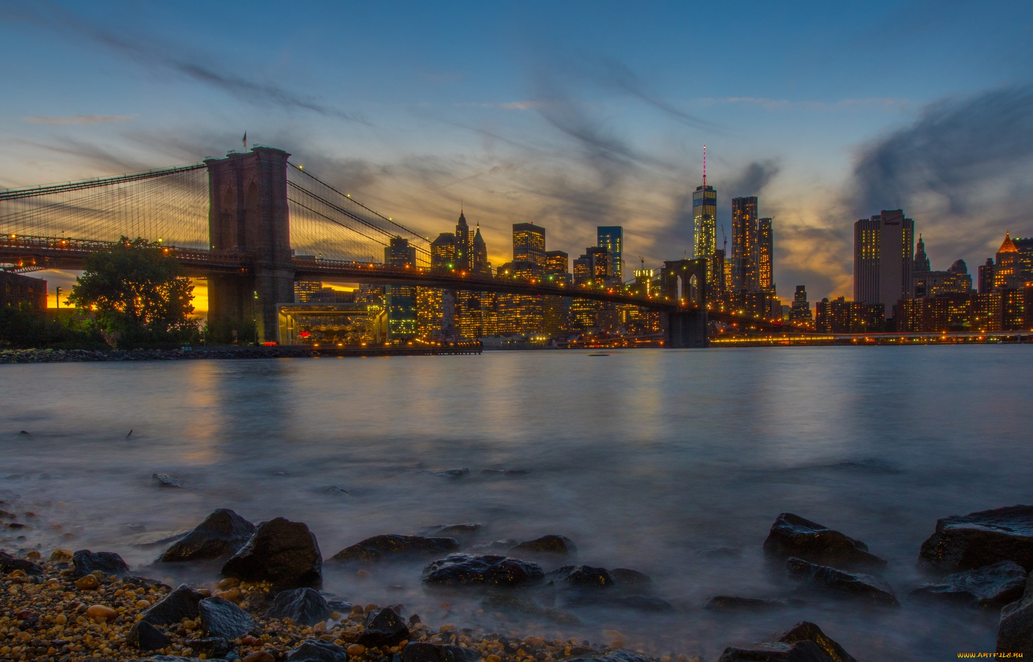 brooklyn bridge manhattan, , - , , , 